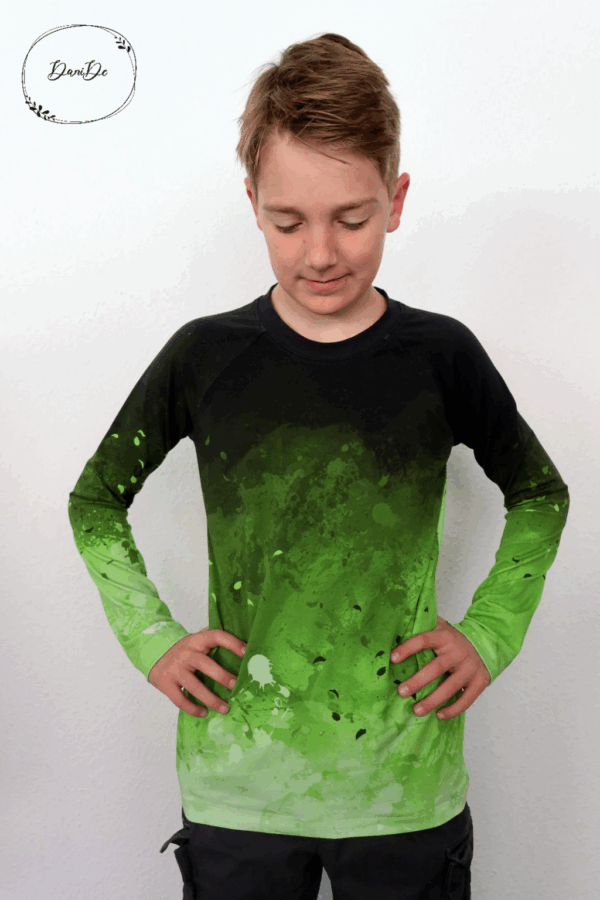 Raglanshirt Kinder – Bild 3