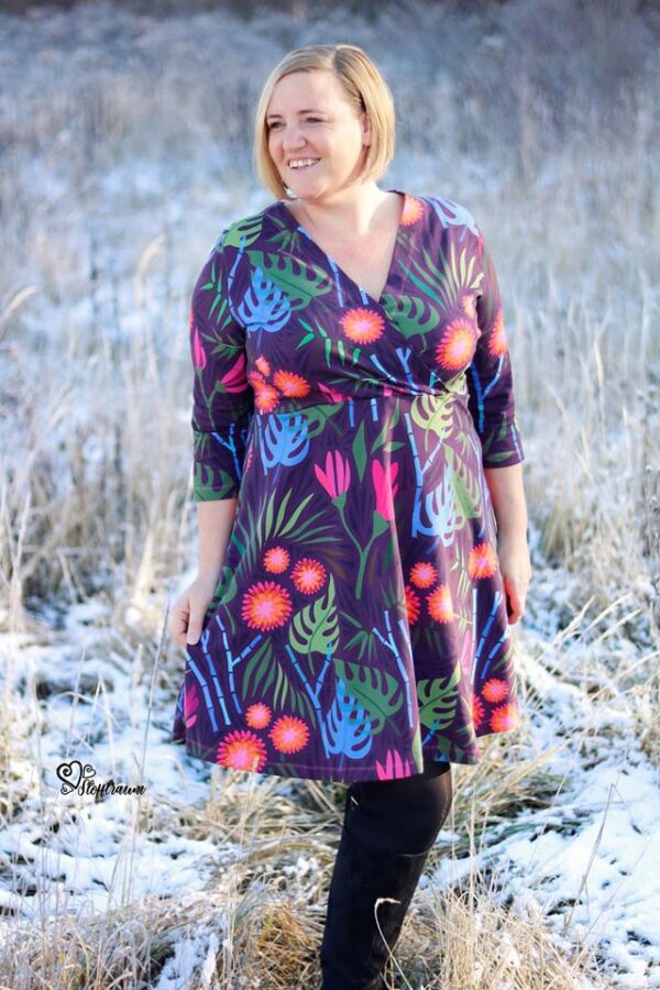 Wickelkleid Damen – Bild 3
