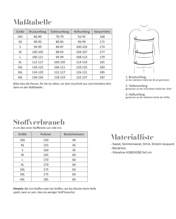 Basic-Pullover Herren – Bild 2