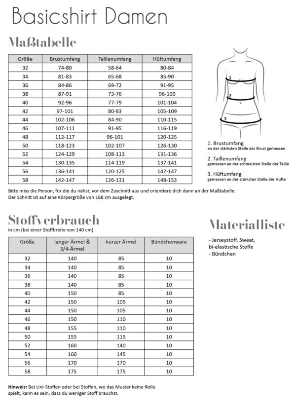 Basic-Shirt Damen – Bild 2