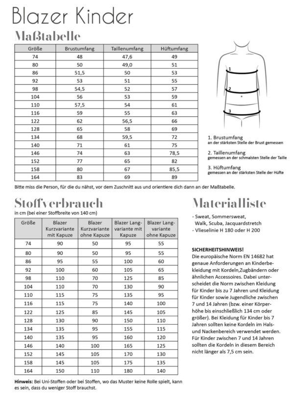 Blazer Kinder – Bild 2