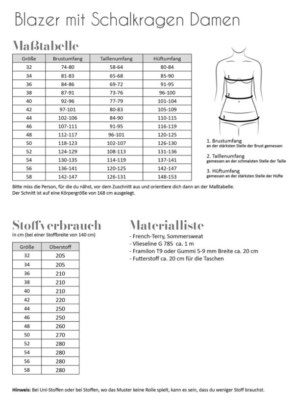 Blazer mit Schalkragen für Damen – Bild 2