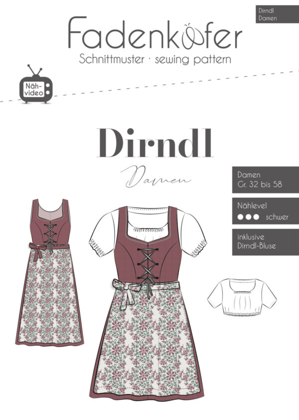 Dirndl Damen inkl. Bluse