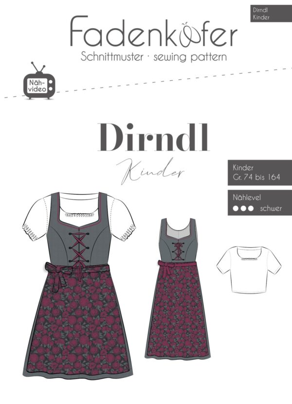 Dirndl Kinder inkl. Bluse