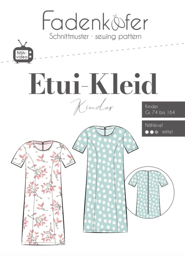 Etui-Kleid Kinder