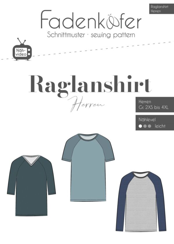 Raglanshirt Herren