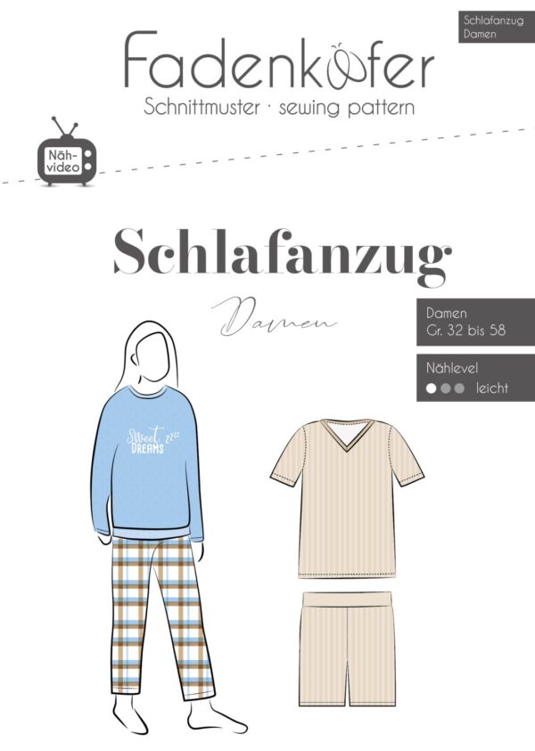 Schlafanzug Damen