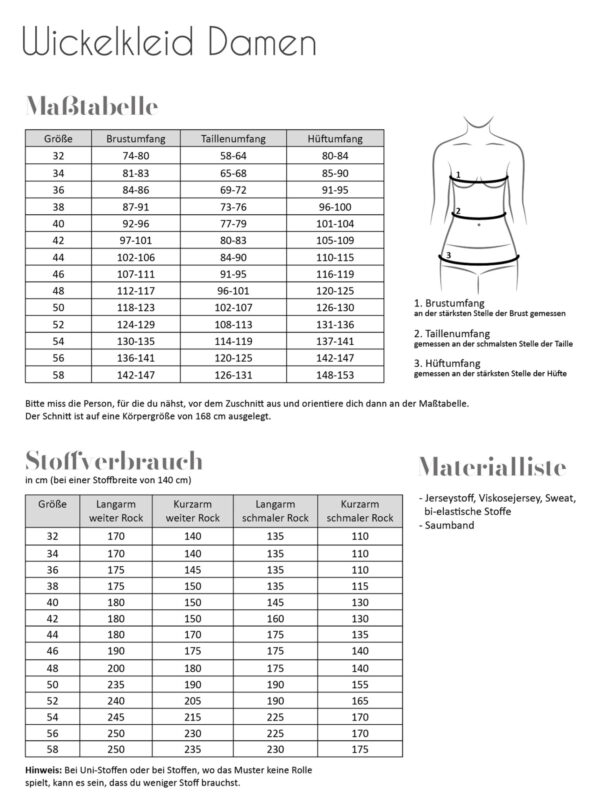 Wickelkleid Damen – Bild 2